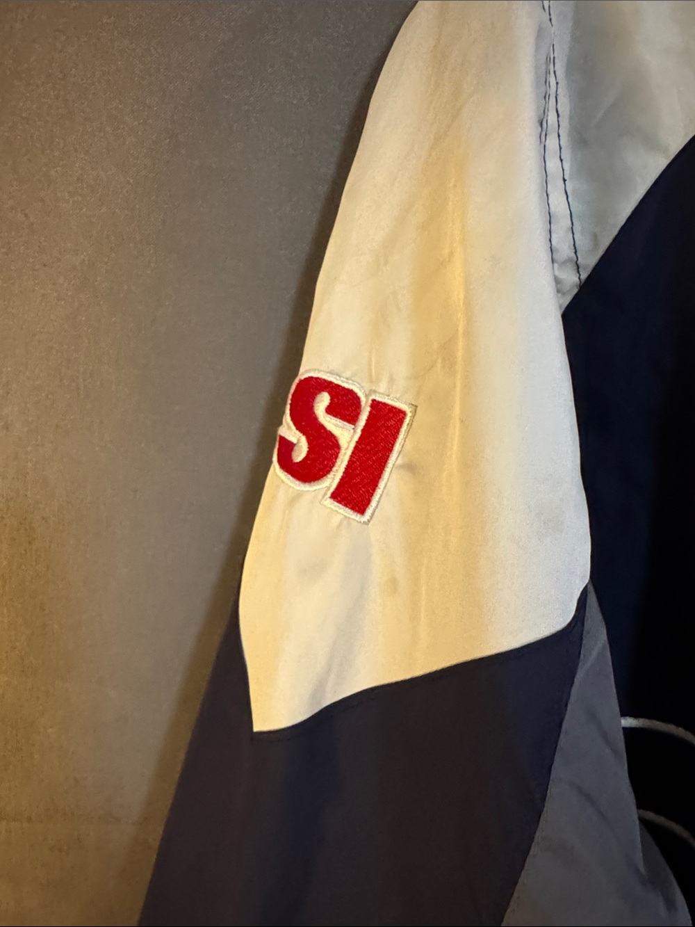 Dunbrooke Navy and White New England Patriots Windbreaker Jacket - Picture 3 of 4